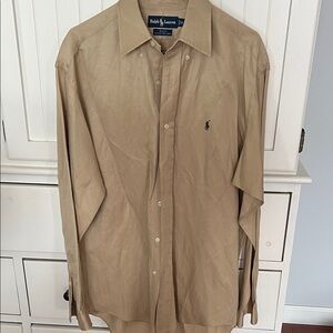 Ralph Lauren Men's Camel Dress Shirt